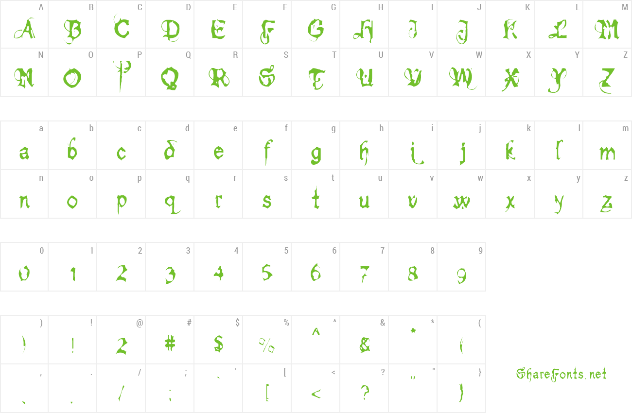 Font Bolt Cutter Light preview